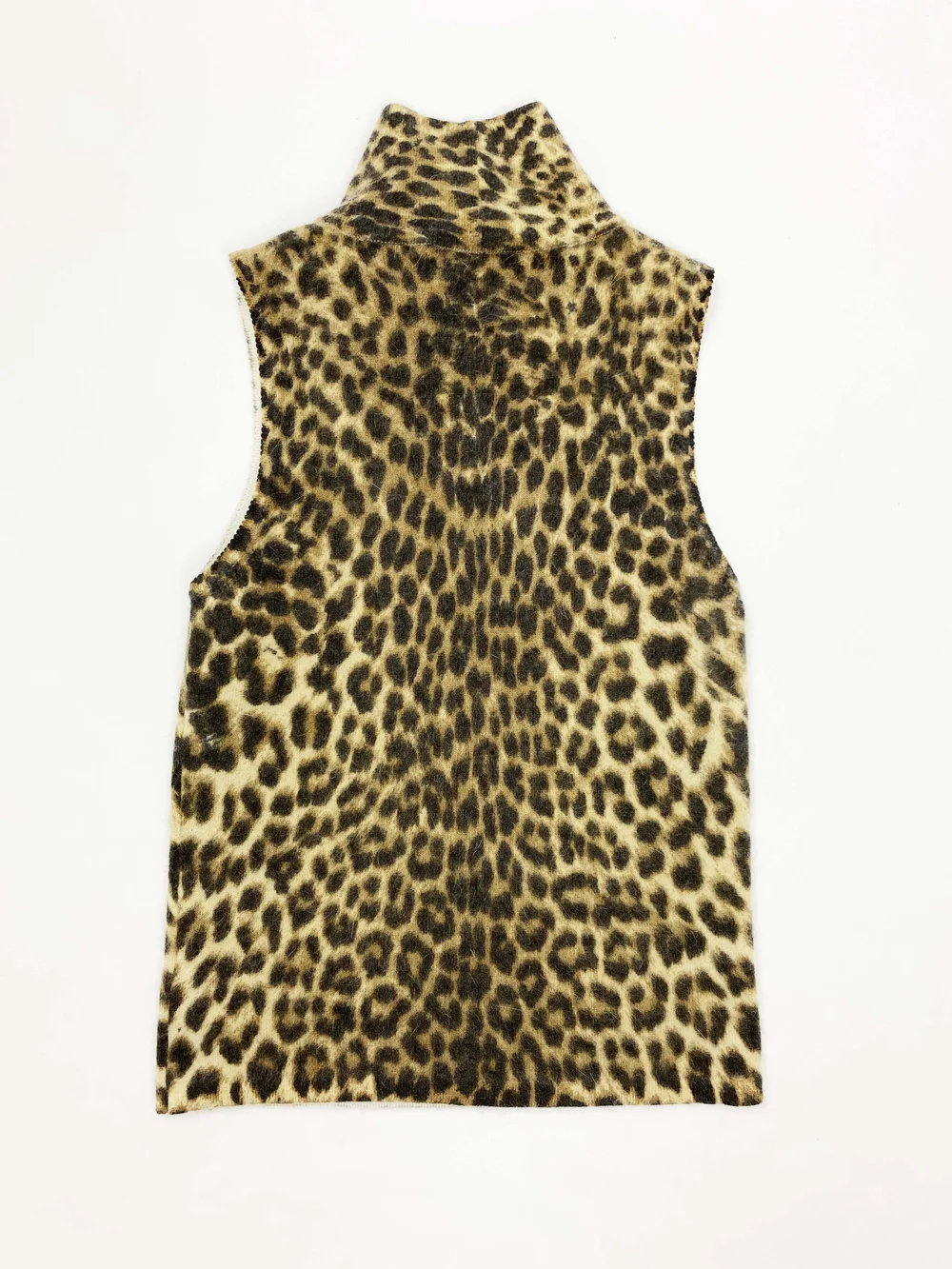 John Galliano F/W 2002 leopard print angora sweater — JAMES VELORIA
